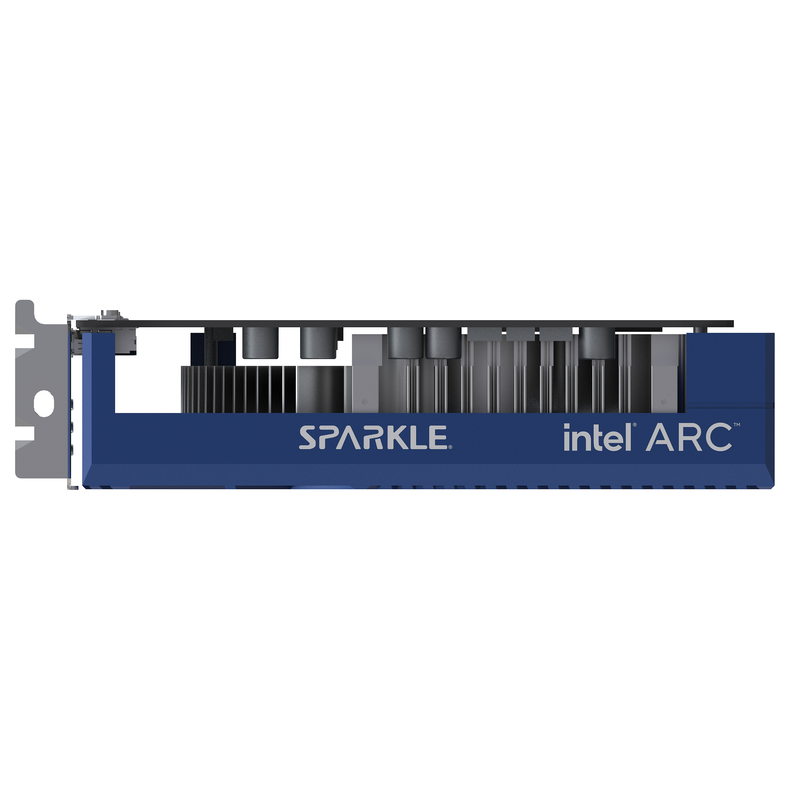 Kartë Grafike Intel Arc A380 / 6GB / Sparkle ELF / GDDR6 / 1 Fan - Zezë/Blu - 6