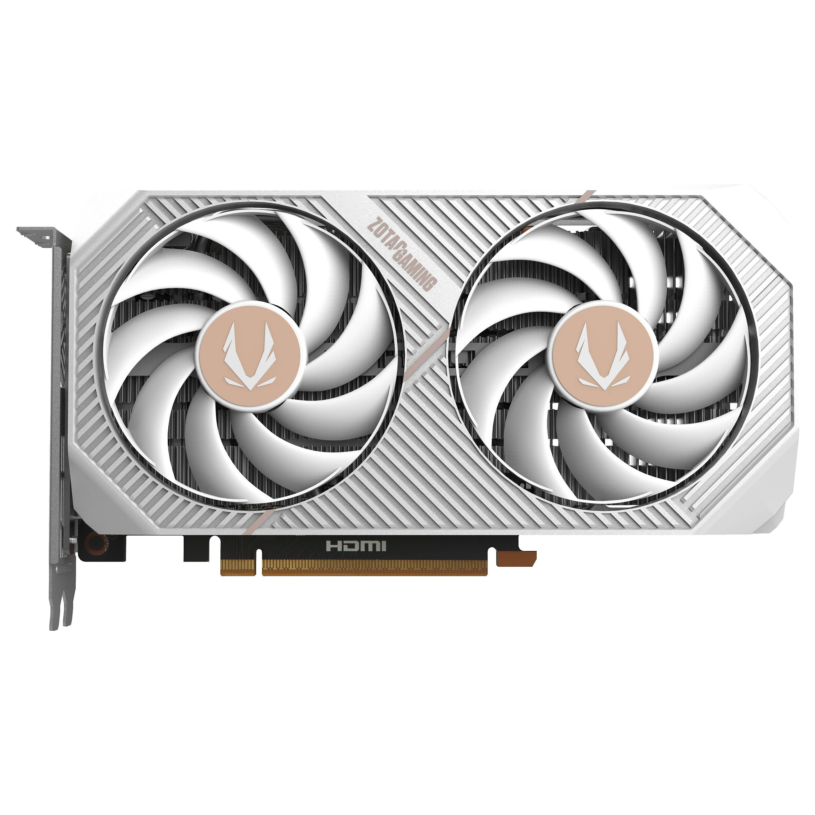 Kartë Grafike NVIDIA GeForce RTX 5050 / 8GB / Zotac GAMING Twin Edge OC / GDDR6 / 2 Fan - Bardhë