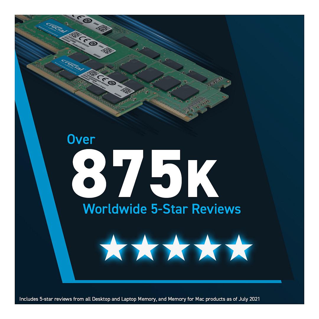 RAM Memorie DDR5 Crucial, 32GB, DIMM, 5600MT/s, CL46 - Zezë - 7