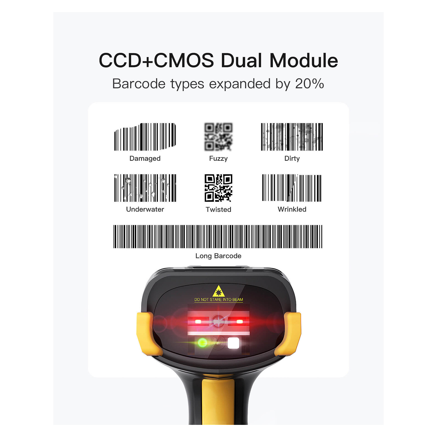 Skaner Inateck Pro 8 Barcode - Zezë - 3