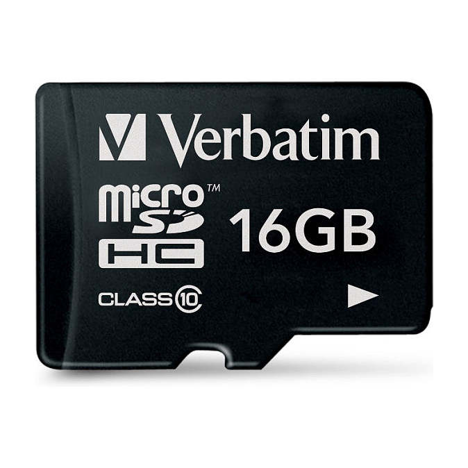 Kartë Memorie SD CARD 16GB Verbatim Premium MicroHC 80MB/s - 1