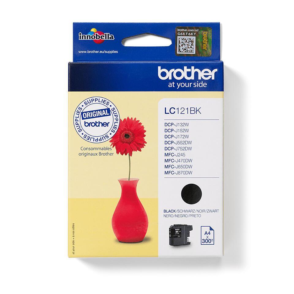 INK Brother LC-121BK / 300 faqe / Standard - Zezë - 3