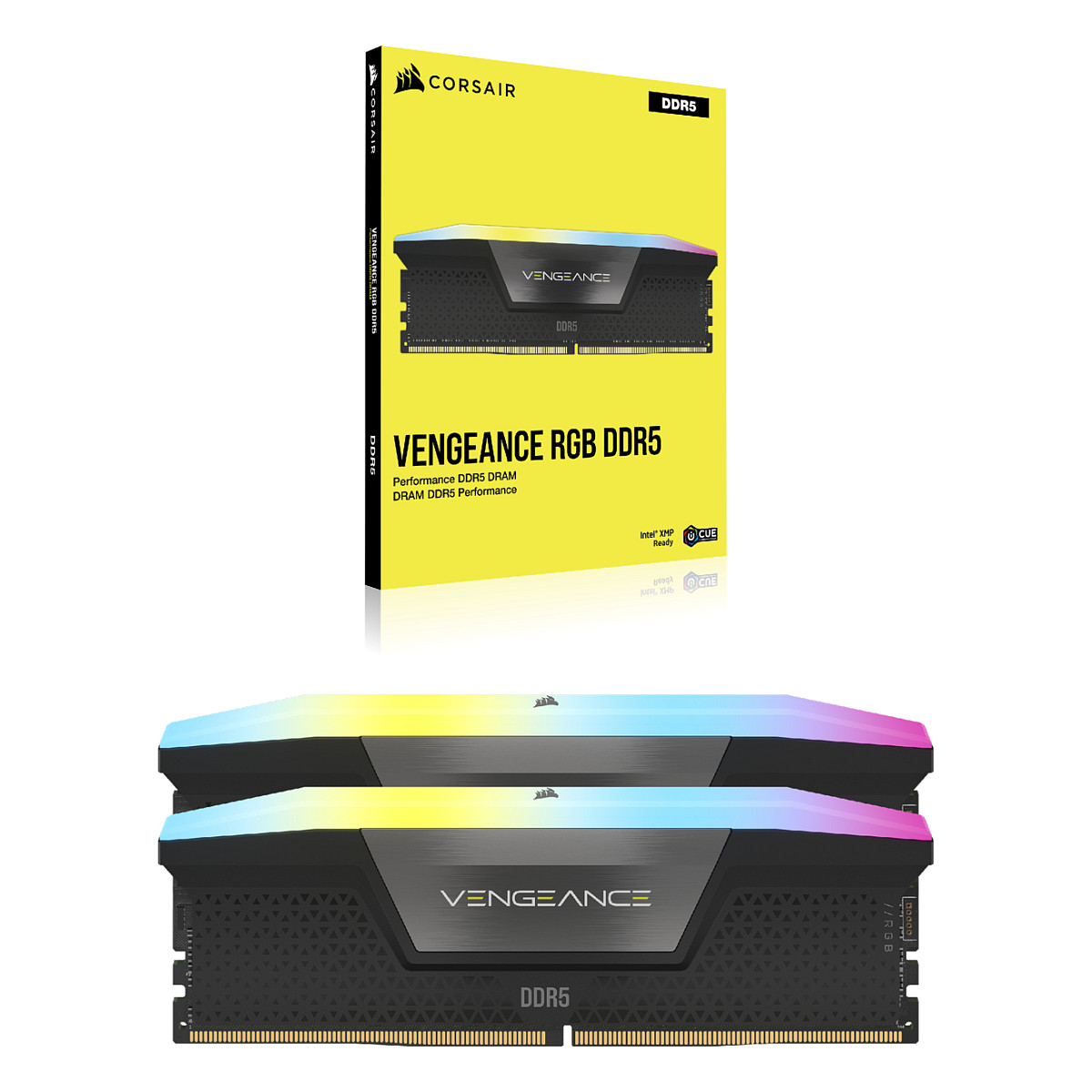 RAM Memorie DDR5 CORSAIR DIMM Kit 48 GB /5200 MT/s – CL38 – VENGEANCE RGB / Zezë - 6