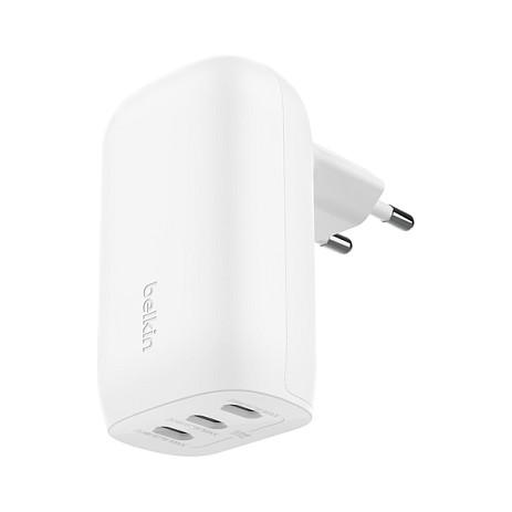 Karikues Belkin WCC002vfWH / 67W / 3x USB-C / PD 3.1 / PPS / Fast Charging - Bardhë - 7