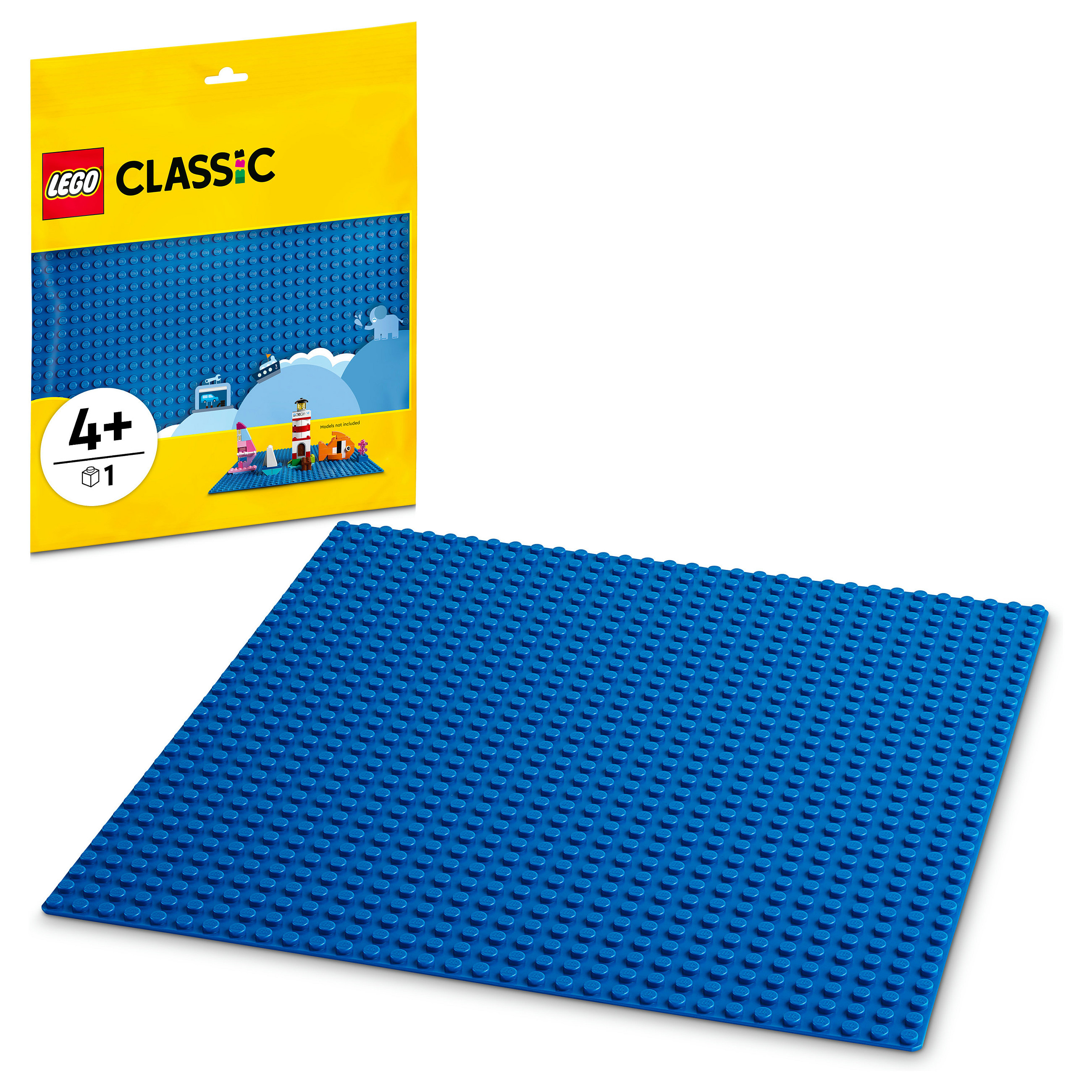 Lodër LEGO Klasik- Bazë e kaltër - 10