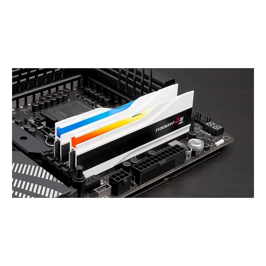 RAM Memorie DDR5 G.SKILL Trident Z5 RGB, 48GB (2x24GB), DIMM, 8200MT/s, CL40, Intel XMP 3.0 - Bardhë - 6