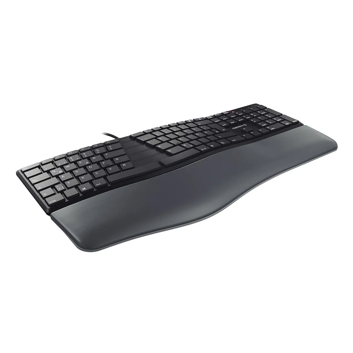 Tastierë Me kabllo CHERRY KC 4500 ERGO / Ergonomic / USB / Pan-Nordic Layout / Numpad - Zezë
