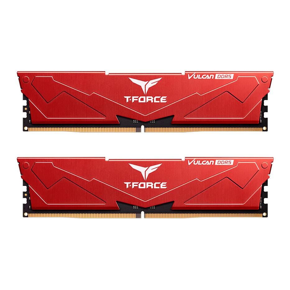 RAM Memorie DDR5 Team Group T-Force VULCAN, 32GB, 2×16GB, DIMM, 6000MHz, CL30, 288-pin - Kuqe