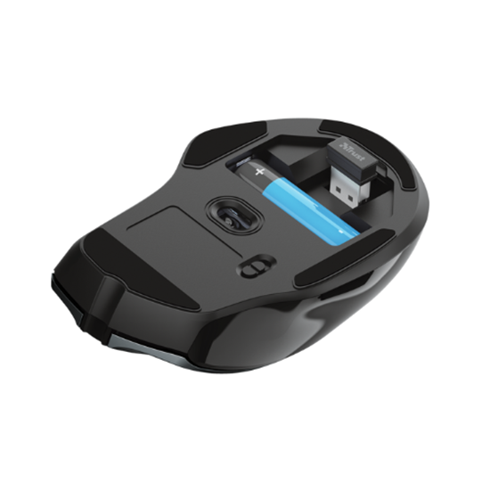 Maus me kabllo Trust Nito / Wireless / 800-2200 DPI / 6 Butona / Ergonomik - Zezë - 4