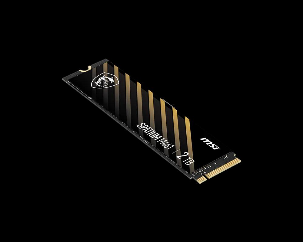 SSD e Brendshme MSI SPATIUM M461 / 2TB / M.2 2280 / PCIe 4.0 x4 / NVMe 1.4 / 5000MB/s Read / 4200MB/s Write - Zezë