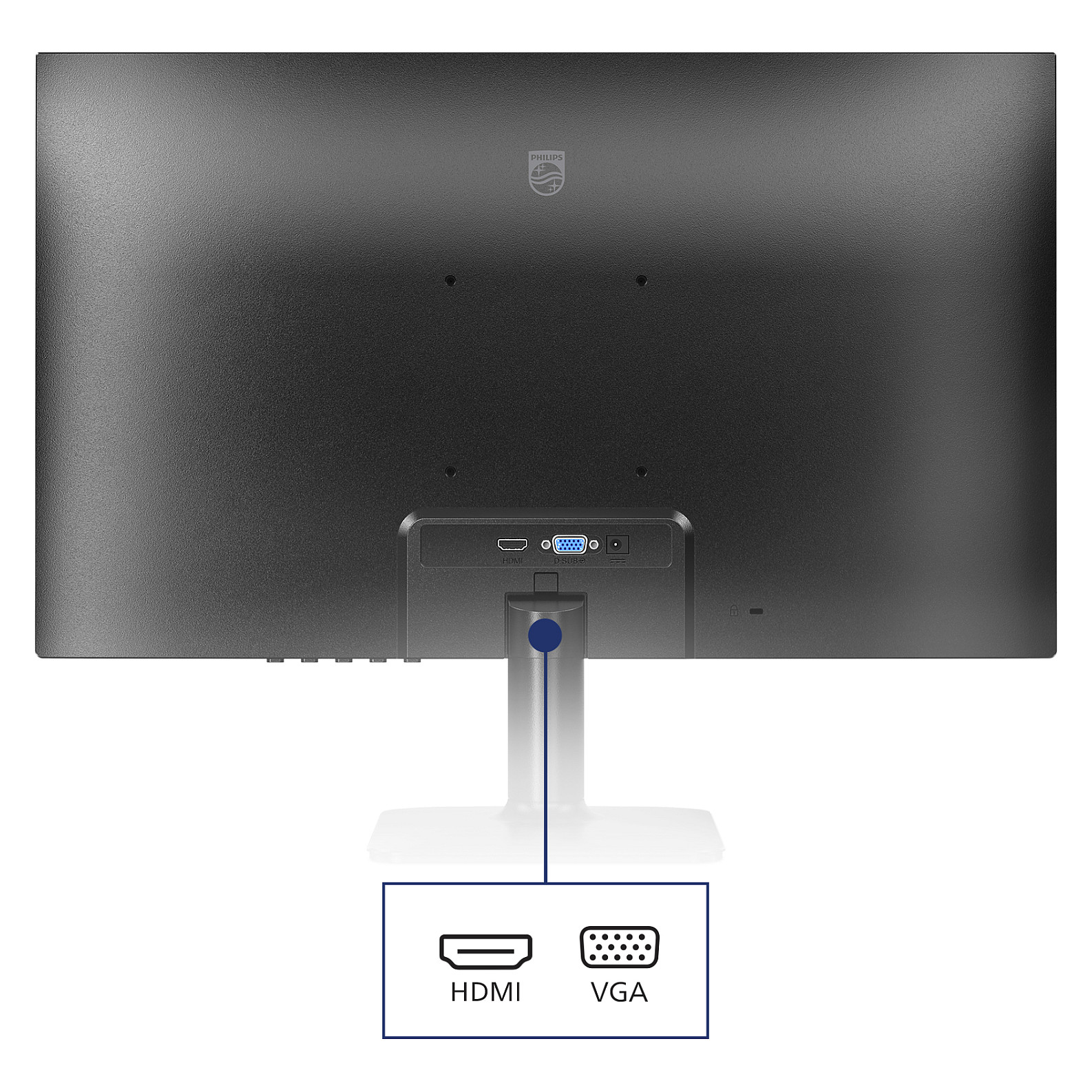 Monitor Philips 1000 Series 24E2N1110 / 23.8" / Full HD IPS / 120Hz / 1ms / HDMI+VGA - Zezë - 7