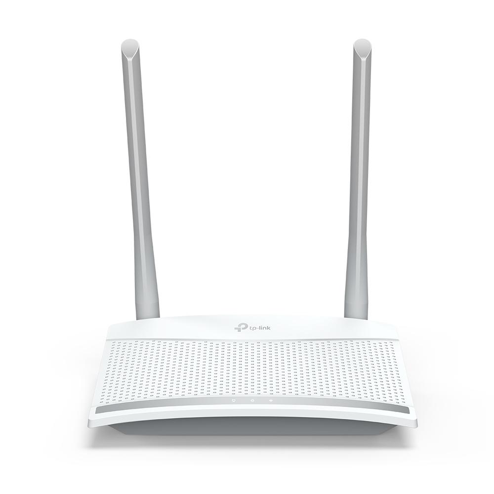 TP-Link TL-WR820N N300 Wi-Fi 4 Router – 2.4GHz deri në 300Mbps, 2× Antena 5dBi, 2×2 MIMO, 1× WAN + 2× LAN 10/100Mbps – Bardhë