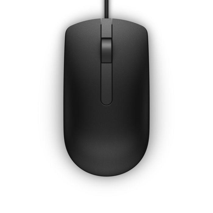 Maus me kabllo Dell MS116 / USB Type-A / 1000 DPI / 2 Butona / 1.8m - Zezë