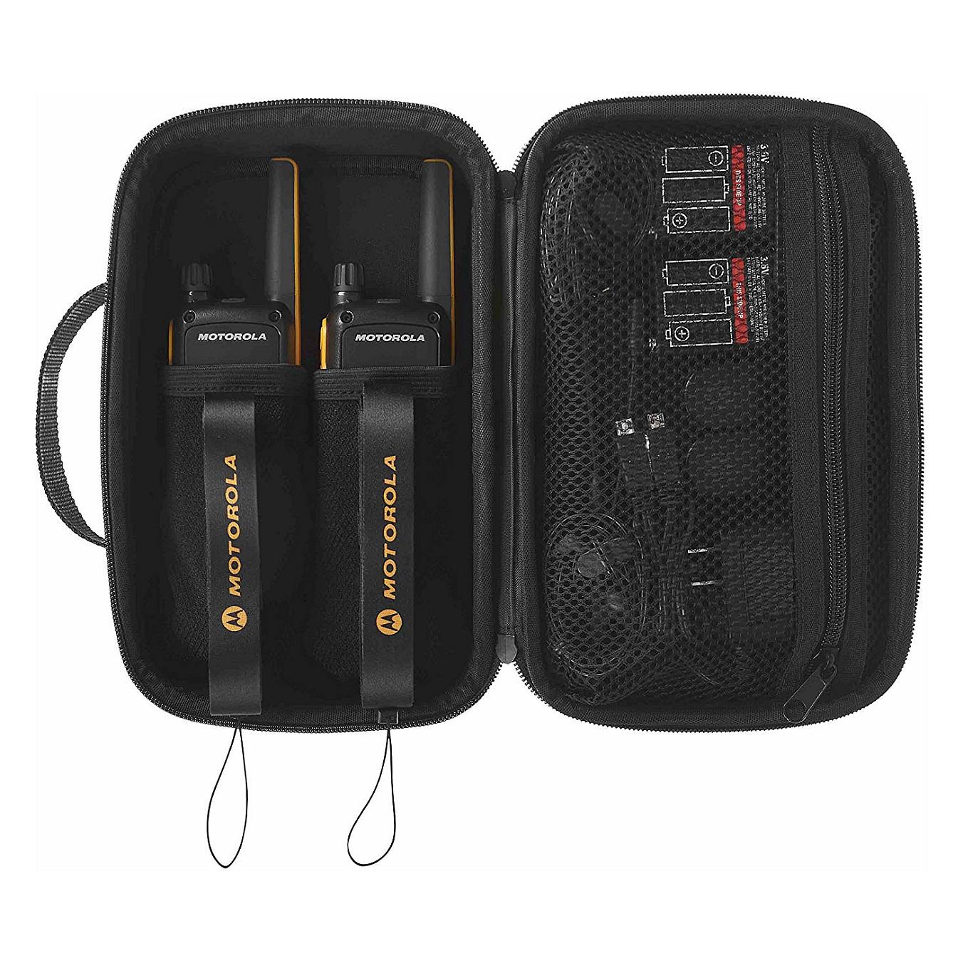 Radio Lidhje Motorola Talkabout T82 Extreme Twin Pack, PMR446, 16 Kanale, 500mW, Deri në 10km, IPX4, 2 Copë - Zezë/Verdhë - 4