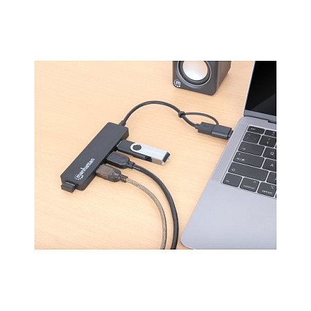 HUB Manhattan / 4‑Port / USB 3.0 / USB‑C + USB‑A – Zezë - 6