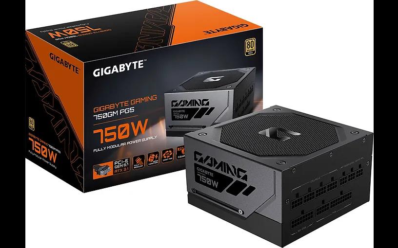 Furnizues Energjie GIGABYTE GAMING 750GM PG5 / 750W / ATX / Full Modular / PCIe 5.1 / ATX 3.1 – Zezë
