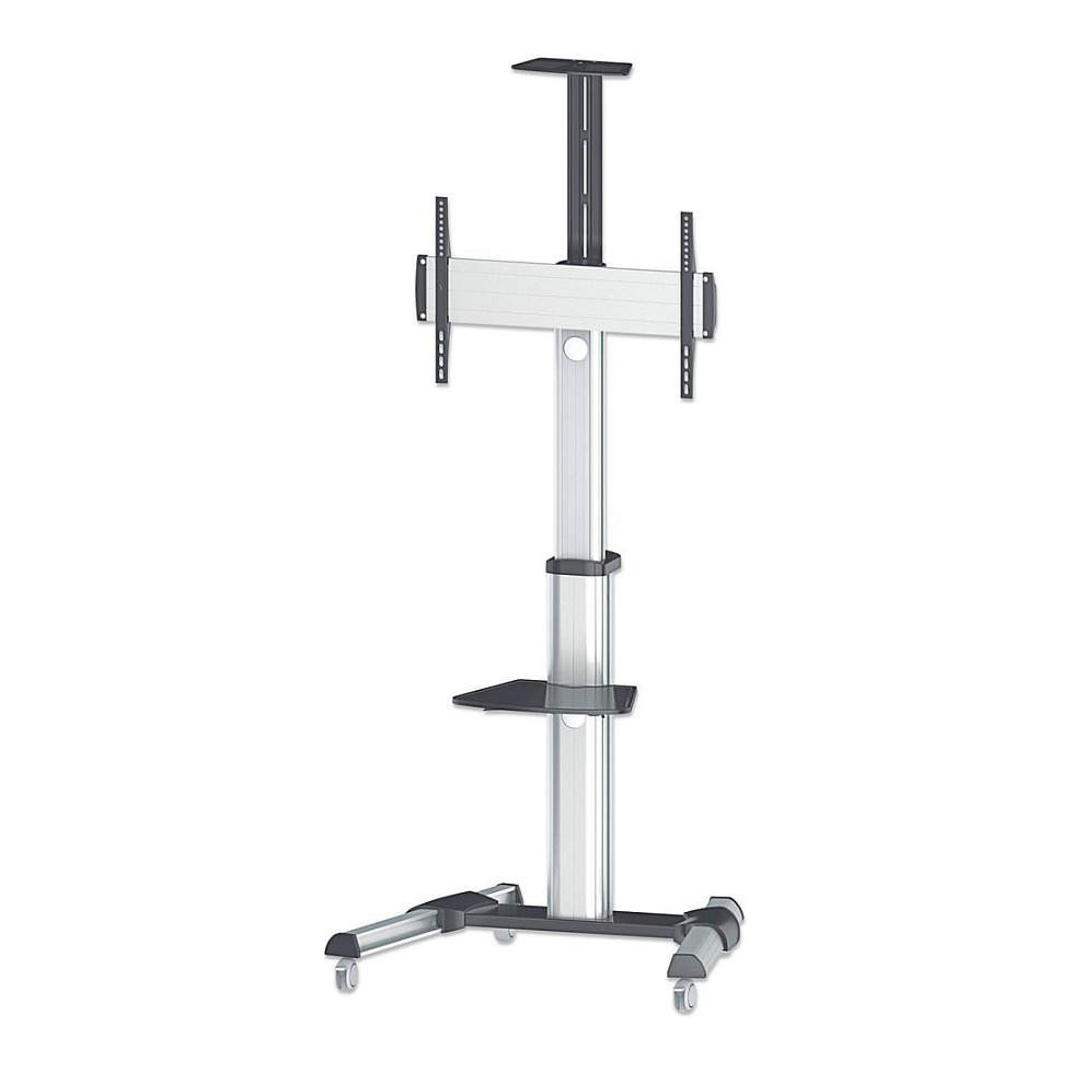 Mbajtëse për TV Manhattan 461245 / 37–70" / deri 50kg / VESA 200x200–600x400 / Tilt & Rotacion 180° - Zezë