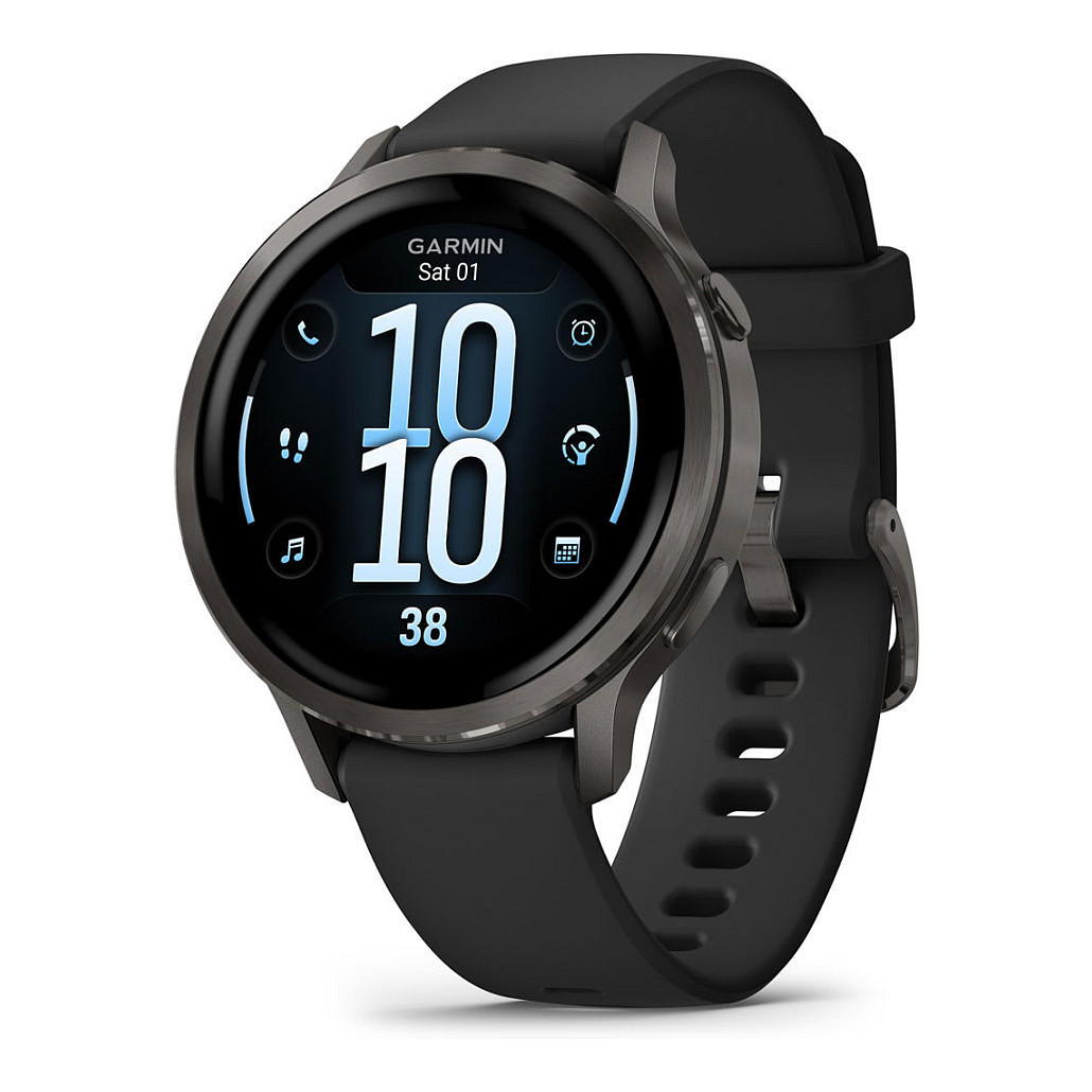 Orë e mençur Garmin Venu 4 / 41mm / Silicone Strap – Zezë - 1