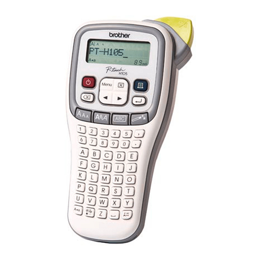 Printer Label Brother PT-H105 / Handheld Label Printer 3.5–12 mm / 180dpi / Manual Cut - Bardhë - 3