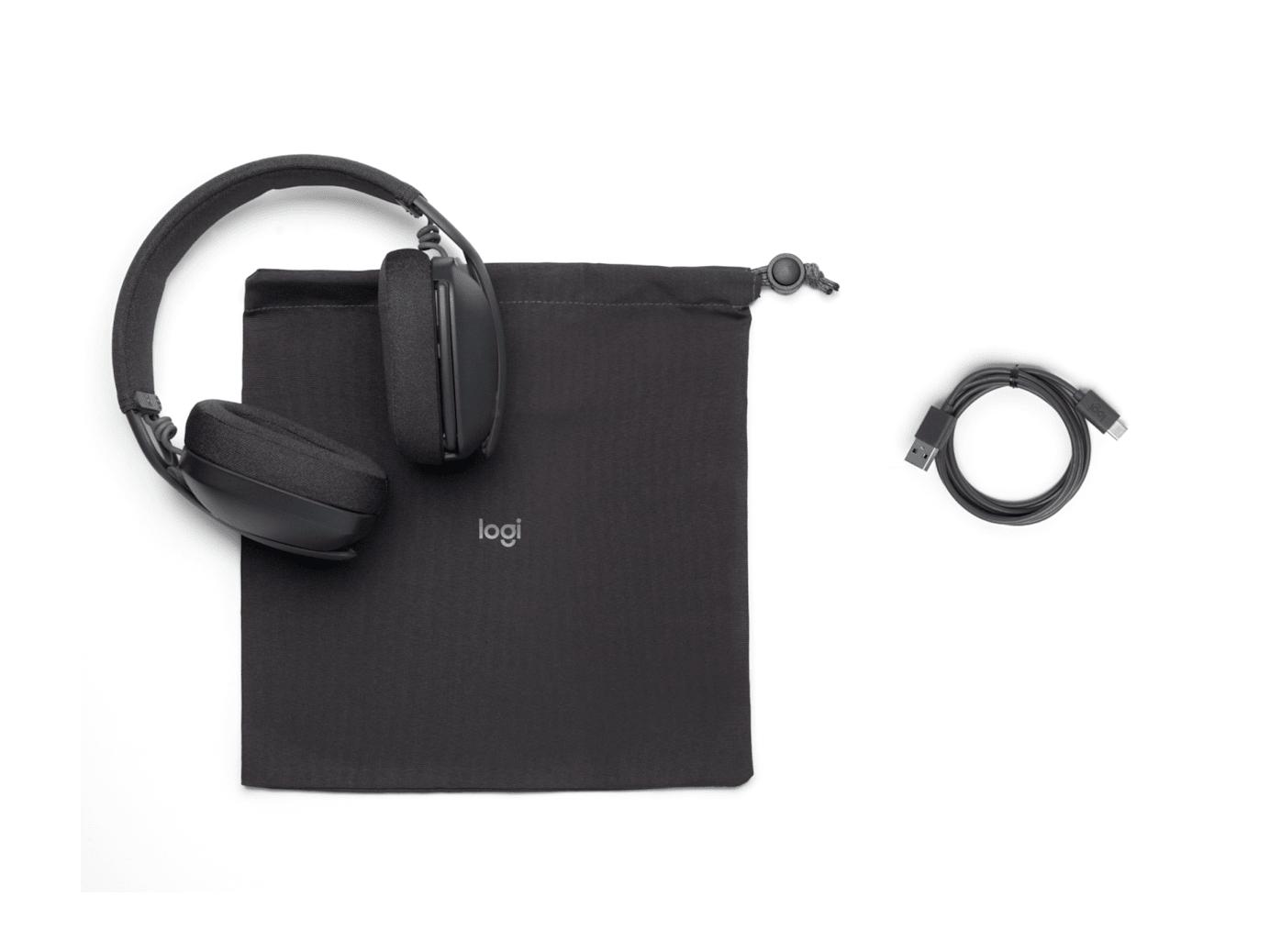 Kufje pa kabllo Logitech Zone Vibe / Bluetooth / USB-C – Hiri - 5