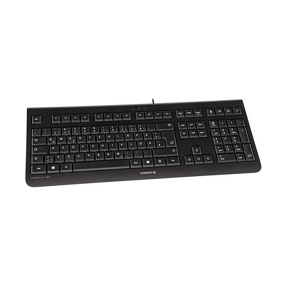 Tastierë Me kabllo Cherry KC 1000 Corded Keyboard / Spanish Layout - Zezë - 4
