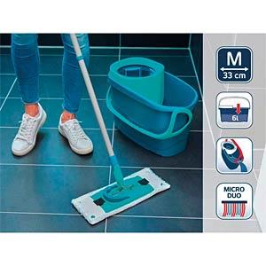 Pastrues Dysheme LEIFHEIT CLEAN TWIST M Ergo / Mop & Kovë / Micro Duo / 33 cm / 110–140 cm - Gjelbër - 2