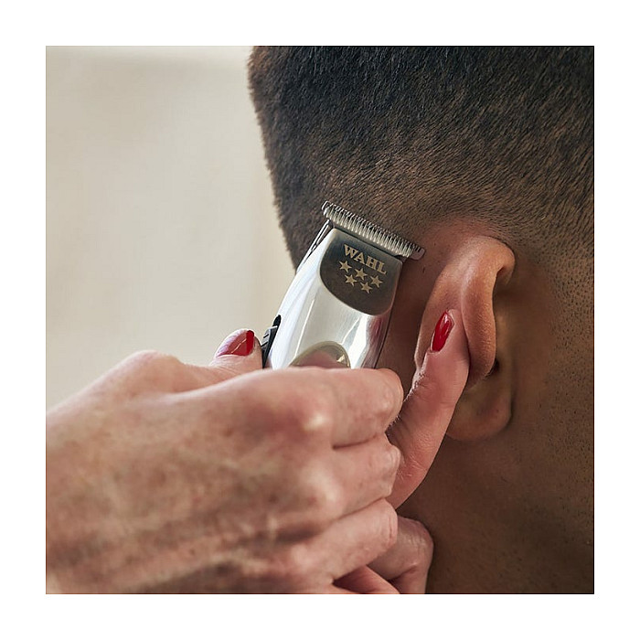 Makinë e rrojës Wahl Professional 5 Star A-LIGN Trimmer 08172-016 / T-Blade / Zero-Gap 0.1mm / 7.000 RPM / 3h / Cord/Cordless – Argjend/Kafe - 4