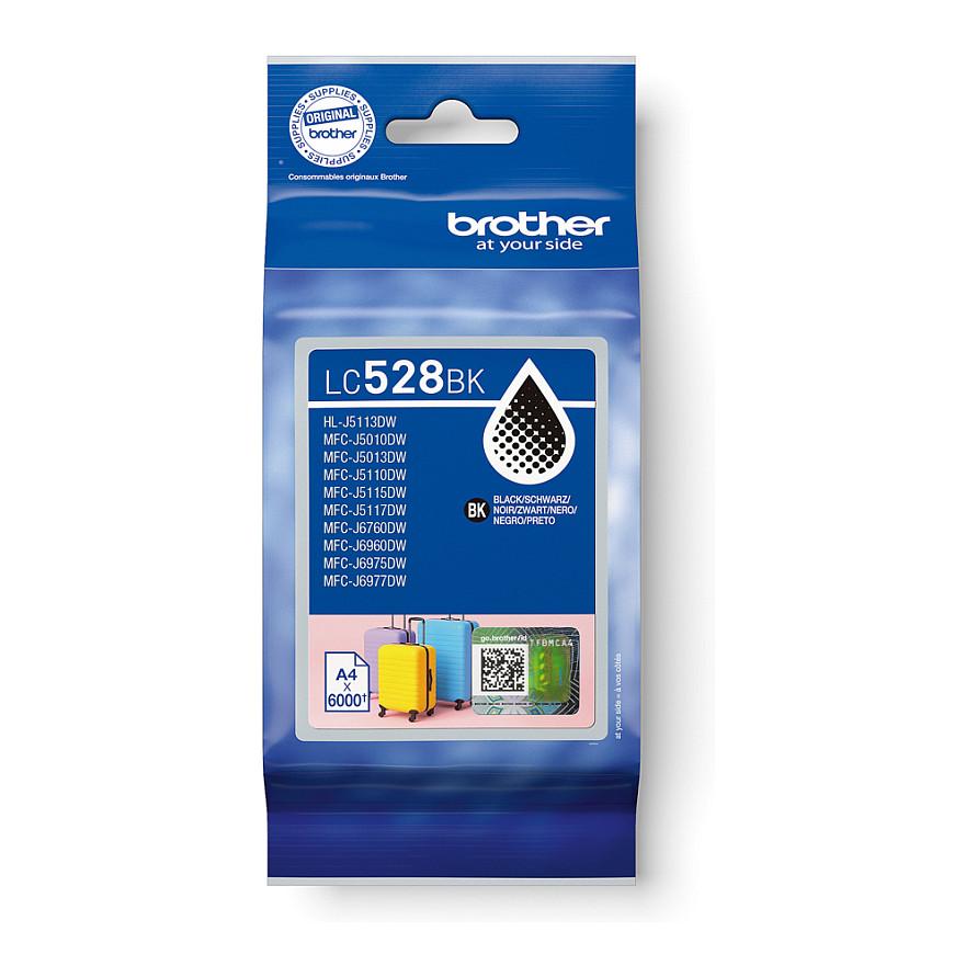Ink Brother LC528XLBK, 12.000 faqe - Zezë 