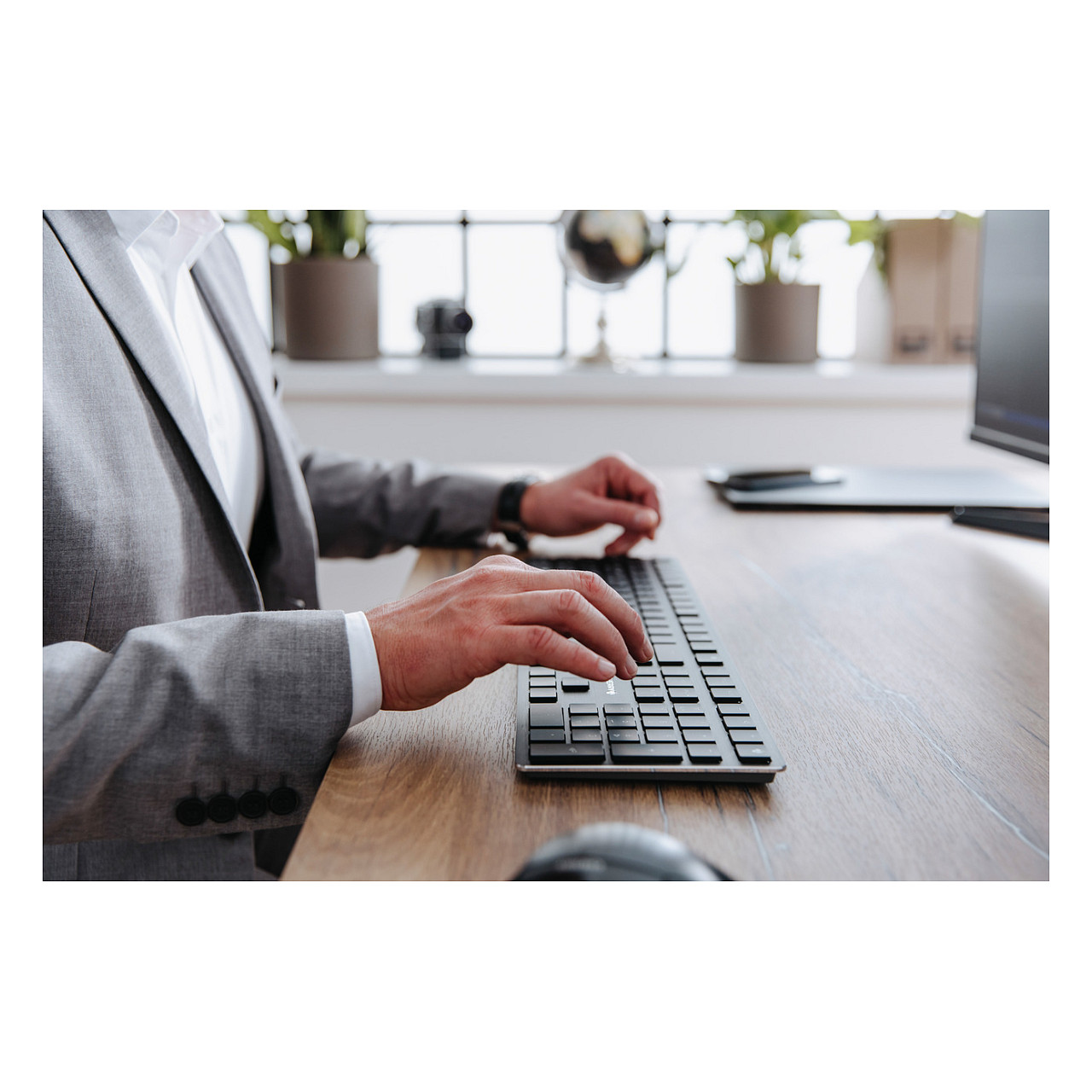 Tastierë Pa kabllo Cherry Keyboard KW X ULP [DE] BT Mechanical / e zezë - 4