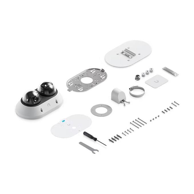 Kamerë Sigurie IP CCTV Ubiquiti UniFi AI Multi Sensor 2, 16MP, 2×8MP, 2.33x Optical Zoom, AI, IR 20m, PoE+, IP66, IK10 - Bardhë - 19