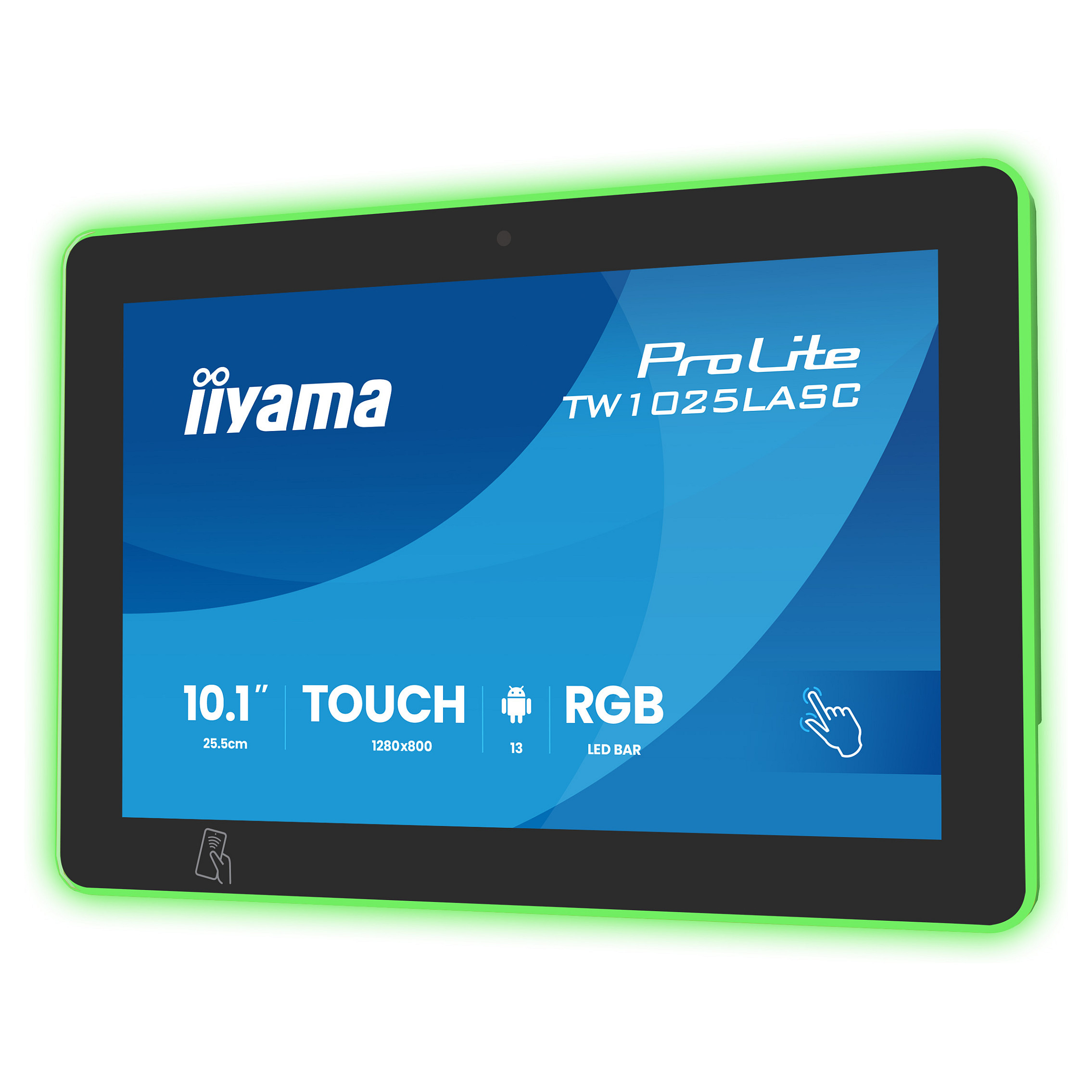 Monitor iiyama TW1025LASC-B3PNR / 10.1" / WXGA IPS LED Multi Touch / 25ms / Card Reader - Zezë - 4