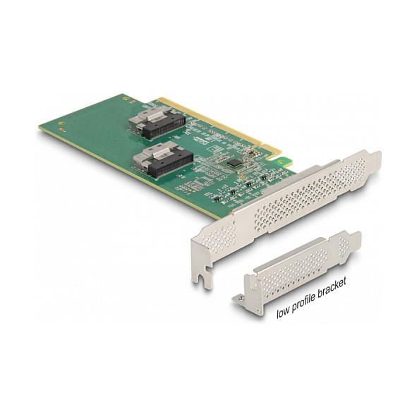 Kartë Zgjerimi PCI Express Delock 90077 / PCIe 4.0 x16 / 4x SFF-8639 / NVMe / 64Gbps - 2