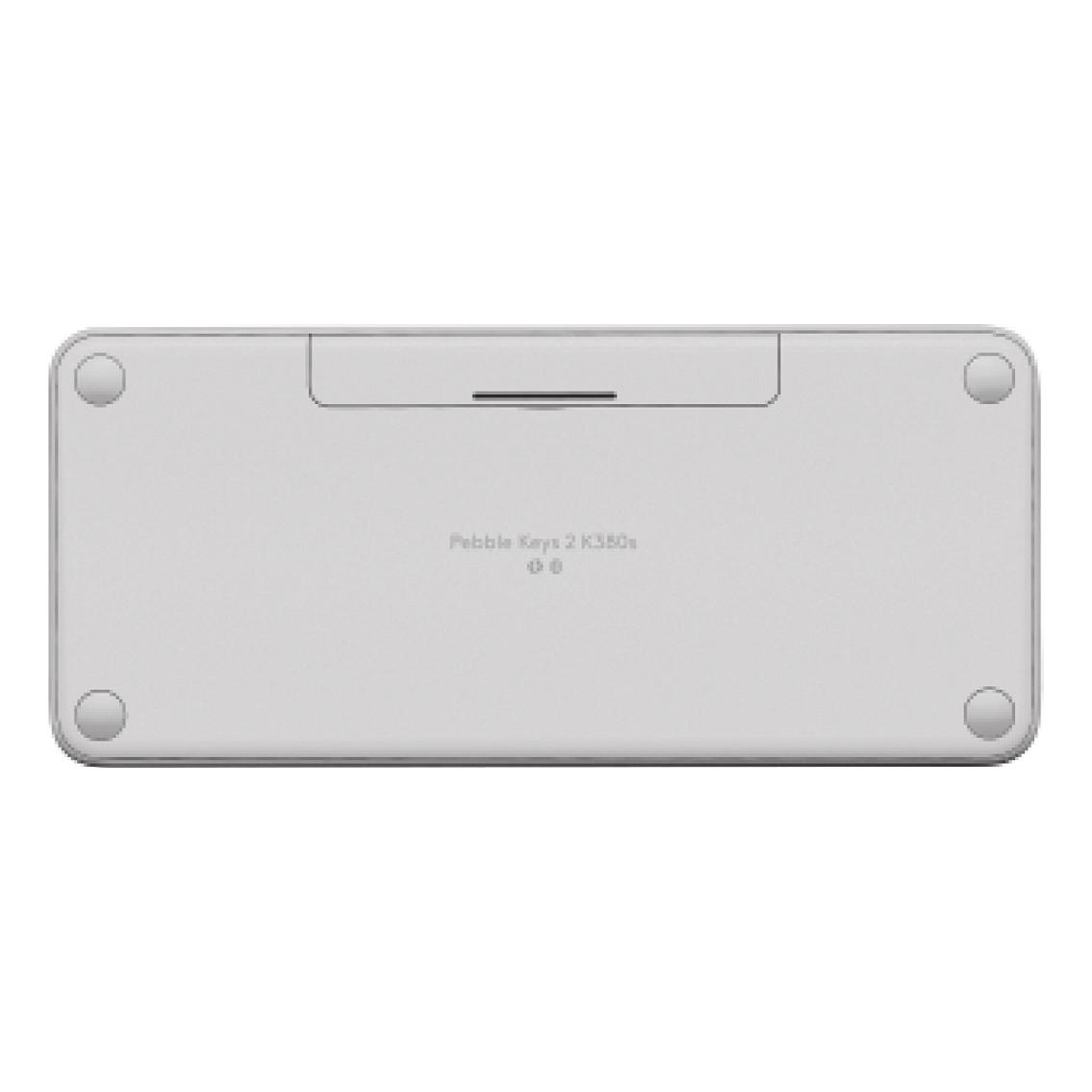 Tastierë pa kabllo Logitech Pebble Keys 2 K380s / Mini / Scissor Switch / Bluetooth / QWERTY US / Easy-Switch / 3 Pajisje - Bardhë - 5