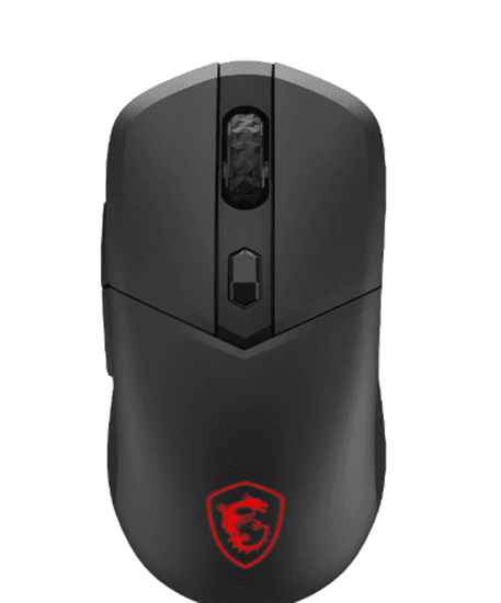 Maus Gaming MSI VERSA 300 W 8K, pa kabllo, Sensor Optik, Polling Rate 8K, RGB Mystic Light, USB-C – Zezë - 1