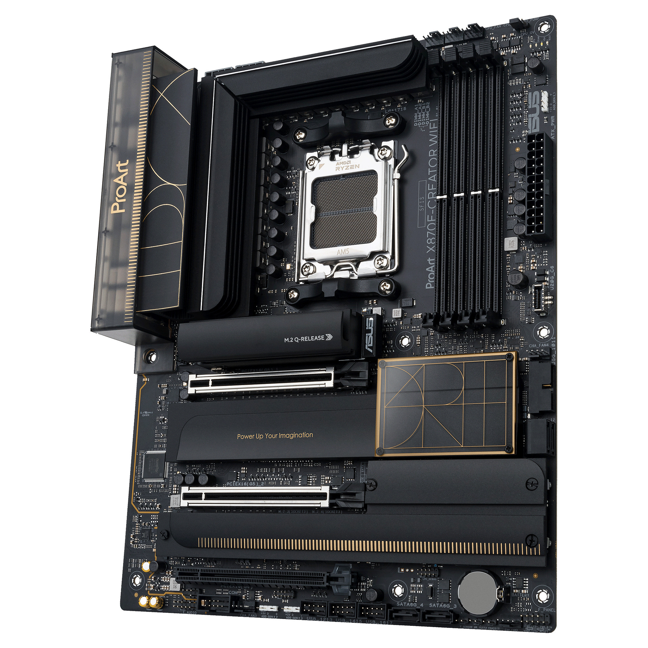 Pllakë Amë ASUS ProArt X870E-CREATOR WIFI / AMD AM5 / X870E / DDR5 / ATX / Wi-Fi 7 / 10GbE + 2.5GbE LAN - 6