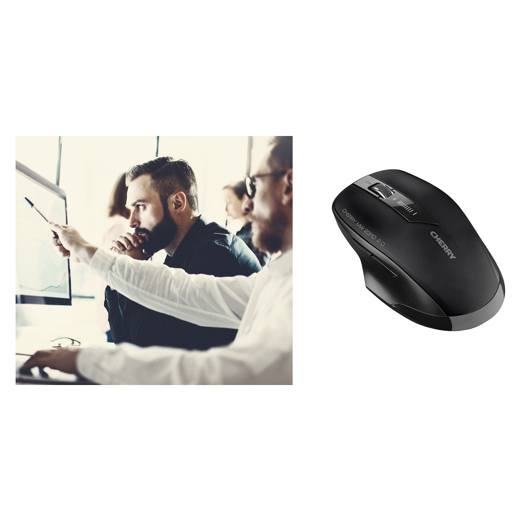 Maus Cherry MW 2310 / 2.0 / Wireless / 2400 DPI / I zi - 5