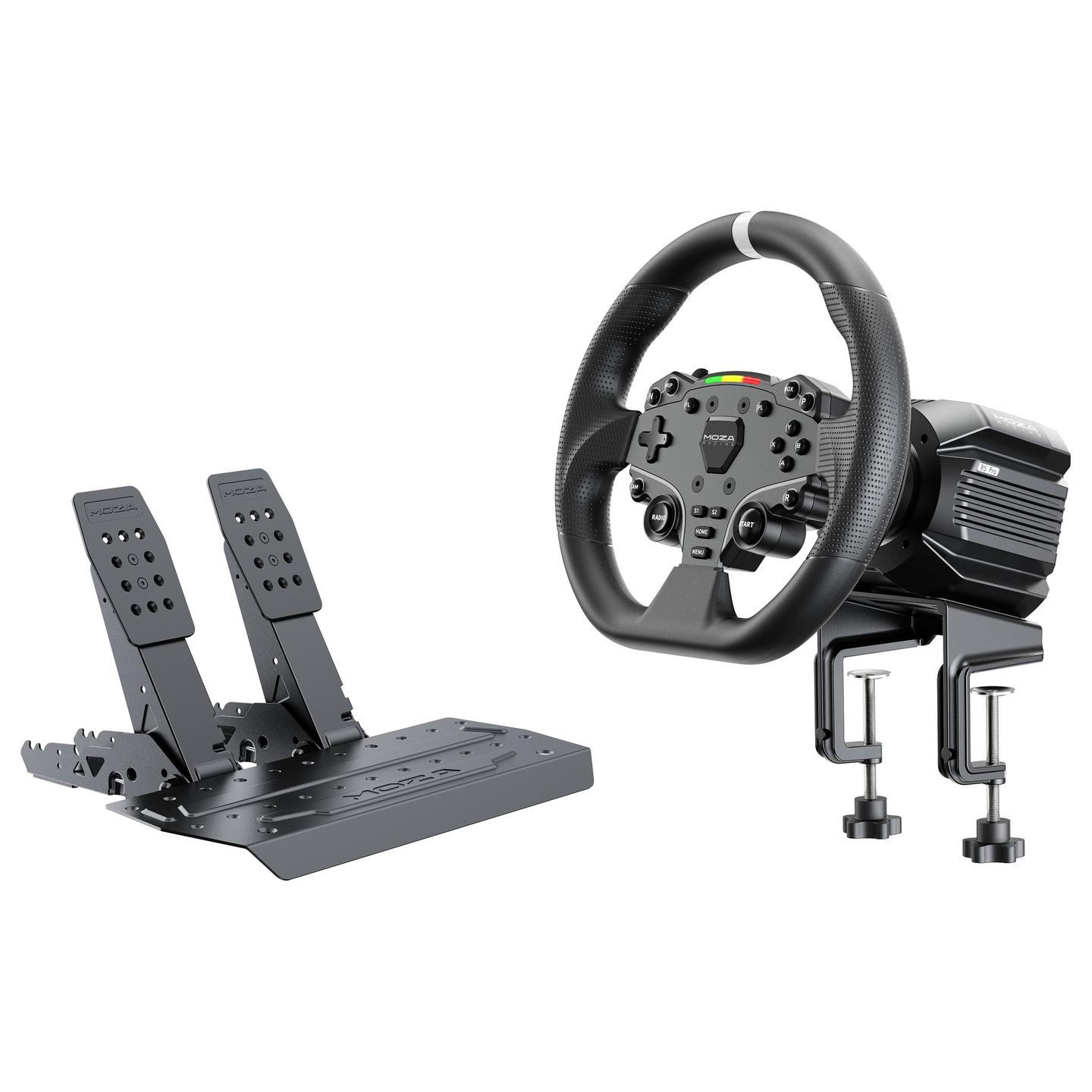 Kontroller Timon & Pedale MOZA Racing R5 Pro Bundle / Direct Drive 6 Nm / ES Lite + SR-P Lite2 / RS105 – Zezë - 15