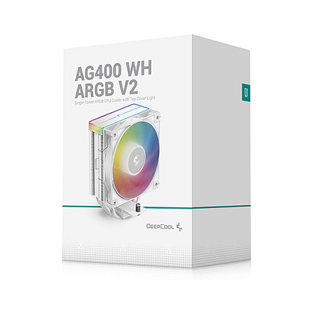 Ftohës DeepCool AG400 WH / 120mm / 450-2310 RPM / 2.53 mmH2O - Bardhë - 6