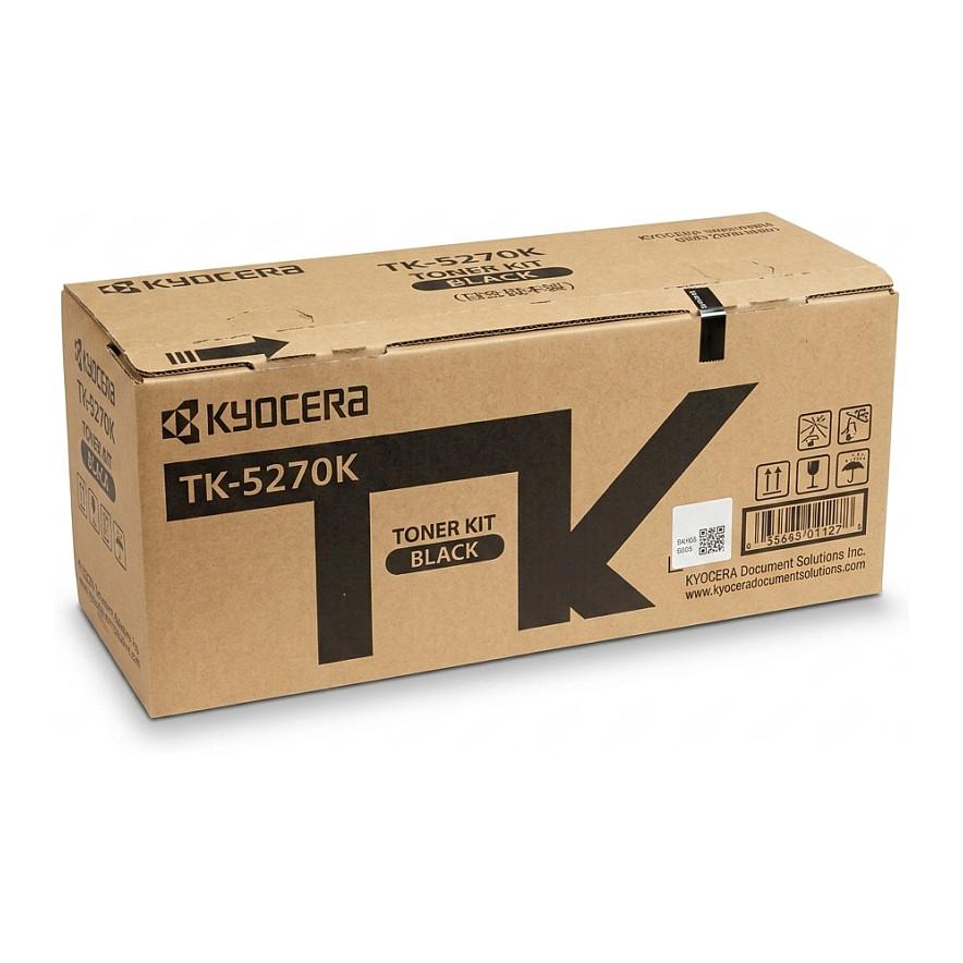Toner Kyocera TK-5270, 4er Set, BK/C/M/Y, 3,000 faqe BK, 2,500 faqe C/M/Y - Shumëngjyrëshe