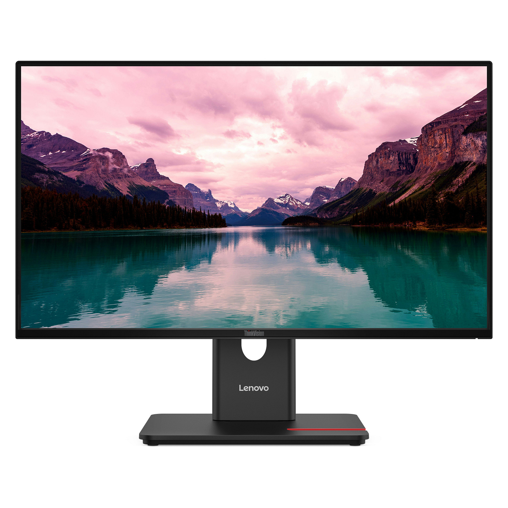 Monitor Lenovo ThinkVision T24-40 / 23.8″ / FHD IPS LCD / 120Hz / 4ms / HDMI + DP + VGA + USB Hub - Zezë - 1