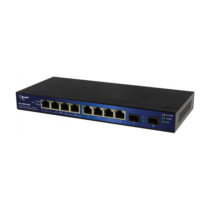 Switch ALLNET 6+2P ALL-SG8210PM POE+ M - 1
