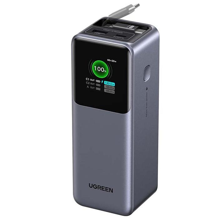 Power Bank UGREEN Nexode PB726 / 20000mAh / 2x USB-C + USB-A / 165W / USB-C Kabllo 65 cm – Hiri - 2