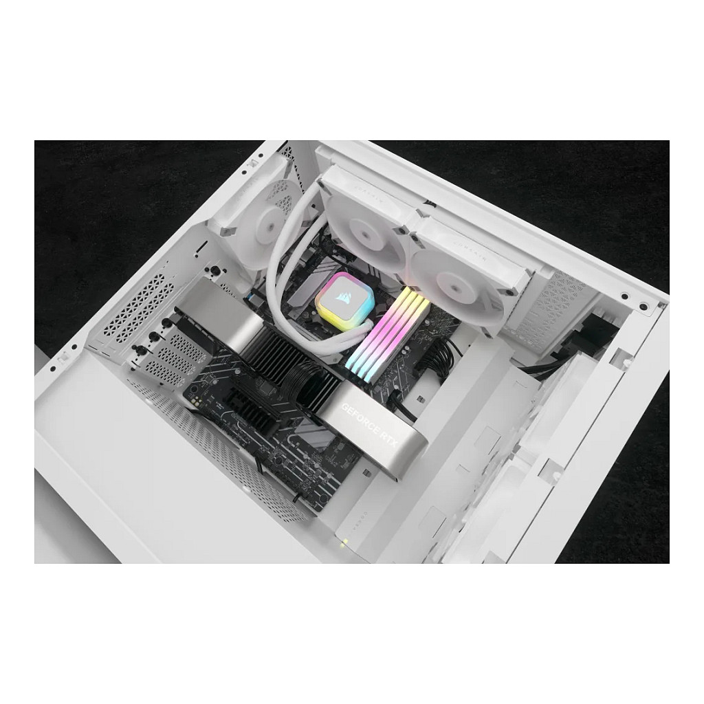 Ftohës për Procesor Corsair iCUE H100i RGB ELITE / 240mm / AIO / RGB – Bardhë - 11