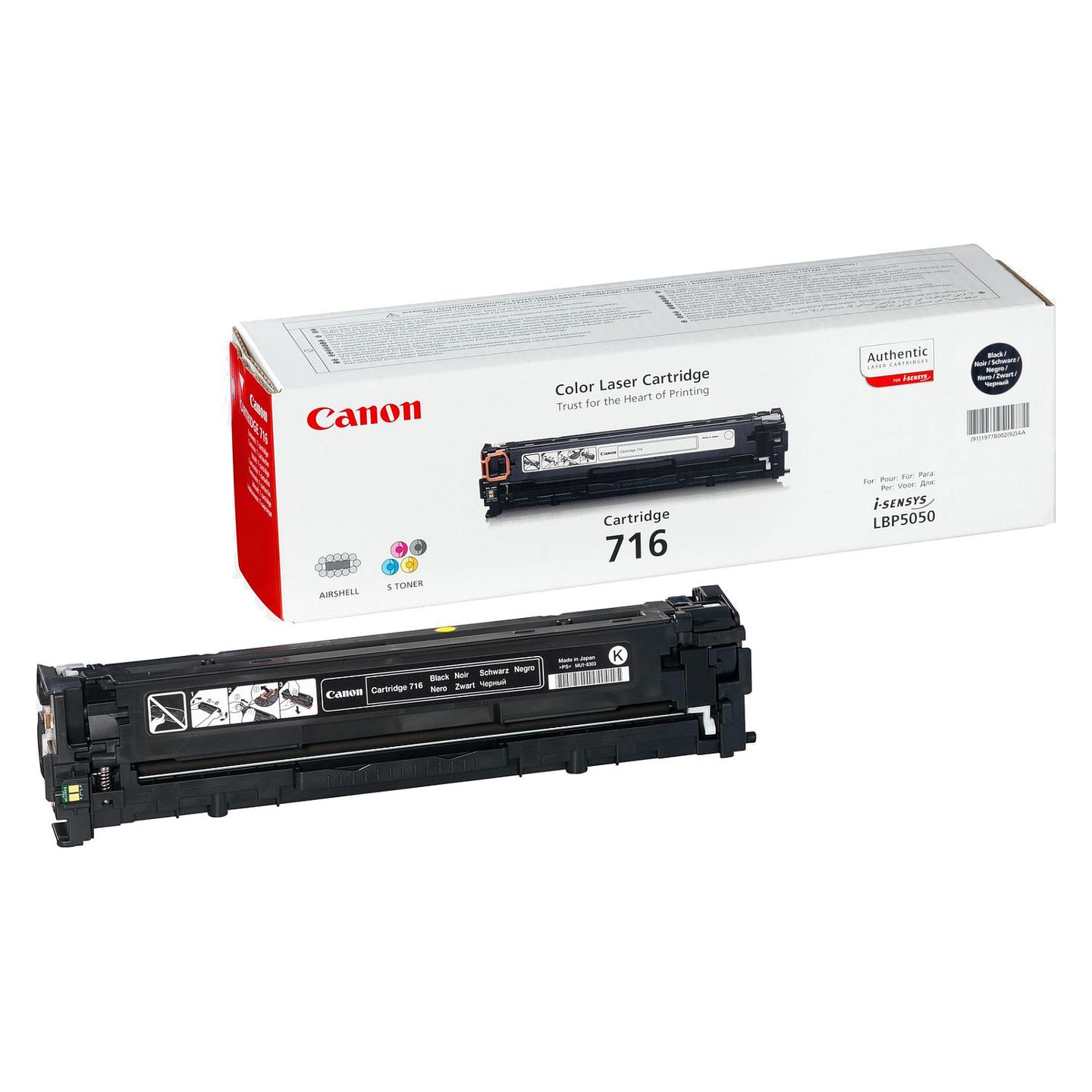 Toner Canon 716, 2300 faqe - Zezë - 1