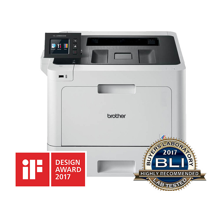 Printer Brother HL-L8360CDW / Color Laser Printer A4 / 31ppm / 2400dpi / LAN WiFi Duplex - Bardhë - 4