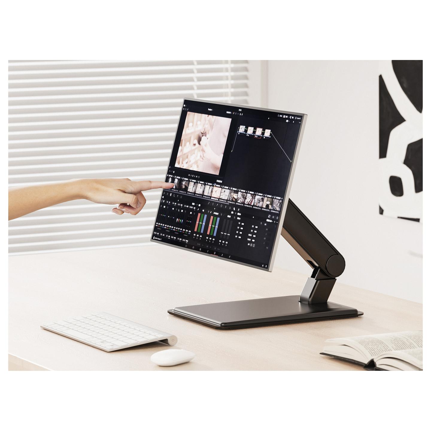 Mbajtëse për Monitor Equip 650124 , 1 Monitor , 17–32" , deri 8kg , e palosshme , e rregullueshme , VESA 75x75 & 100x100 - Zezë - 8