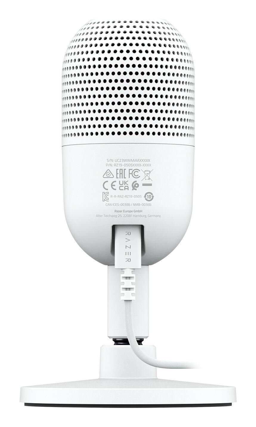 Mikrofon Razer Seiren V3 Mini / USB-C / 24-bit 96kHz / 20Hz-20kHz - Bardhë - 2