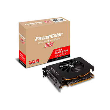AMD GPU RX 6500XT 4GB PowerColor Radeon GDDR6 1Fan - 1