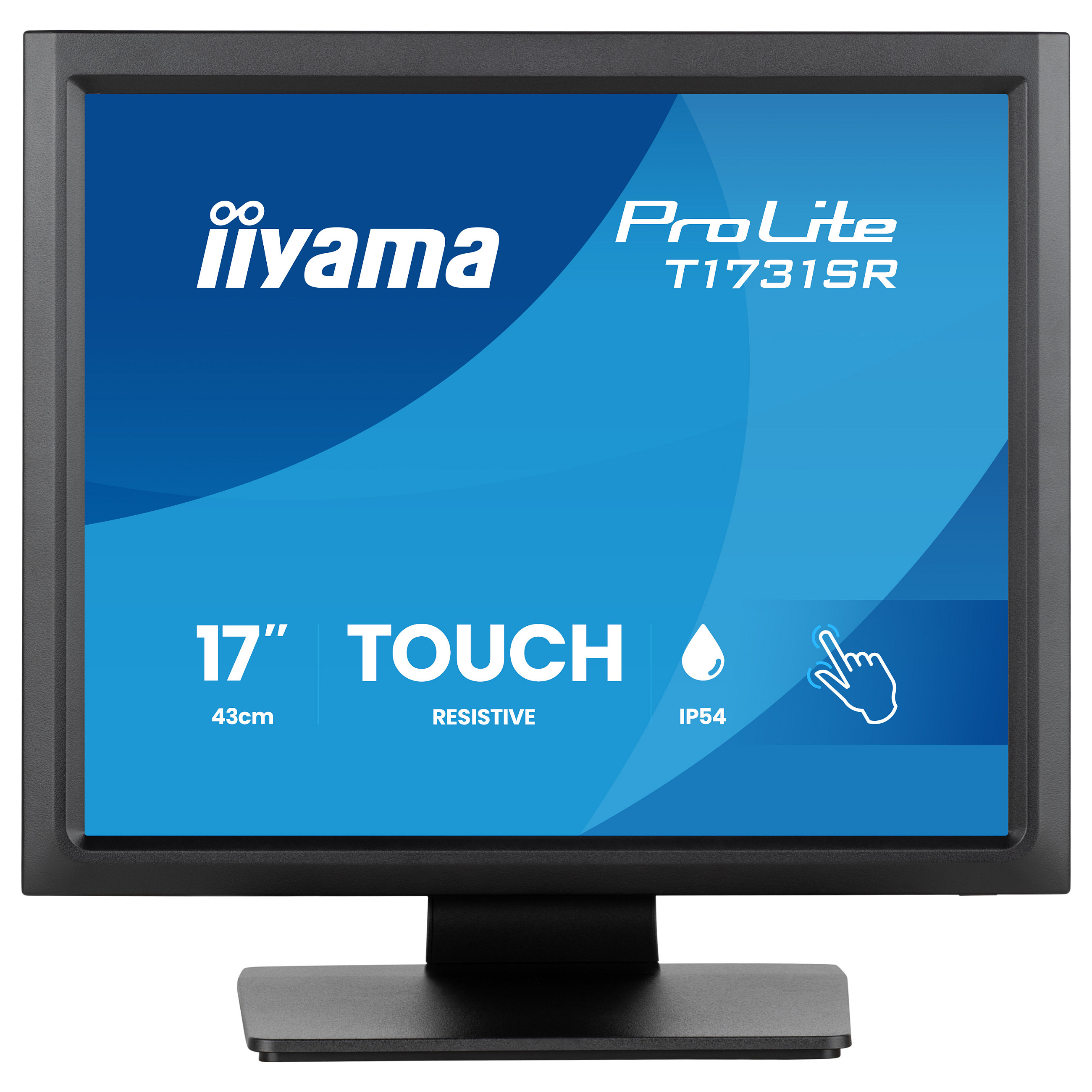 Monitor iiyama ProLite T1731SR-B2S / 17"/ SXGA TN / Touch / 75Hz / 5ms / HDMI+DP+VGA - Zezë - 3