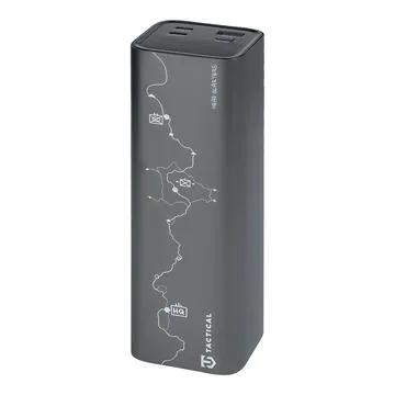 Powerbank Tactical Squad Head Quarters, 27000 mAh, 65 W, 2× USB-C, 1× USB-A, Ekran TFT – Zezë